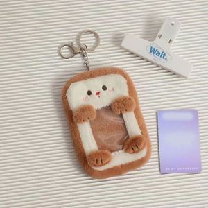Fabric Animals Fluffy Photocard <b>Holder</b> Keychain Doll Plush Fabric <b>Card</b> <b>Holder</b> - Product Image 1