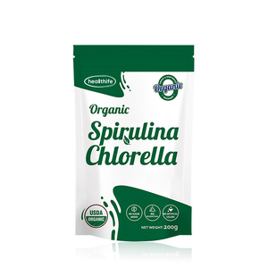 Healthife Super Food Suplementos nutricionales 100% Pure <span class=keywords><strong>Organic</strong></span> Spirulina Chlorella Tablets - Product Image 1
