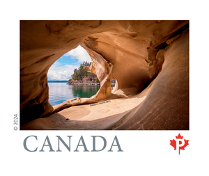 Canada 2024 – Rouleau de 100 étiquettes d'expédition CA <span class=keywords><strong>Post</strong></span> Stamps Coil, résistantes à l'huile, avec code-barres, pour envois postaux nationaux au Canada - Product Image 6