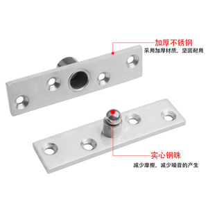 Stainless Steel Concealed <b>Hinge</b> 3mm Thickness 4 Hole Brushed Finish 180 Degree Opening For <b>Door</b> <b>Window</b> Use - Product Image 3