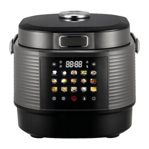Nồi cơm điện đa năng 5L với màn hình màu kỹ thuật số, bảng điều khiển cảm ứng, giữ ấm 24h, 15 chức năng nấu, tay cầm di động - Product Image 1