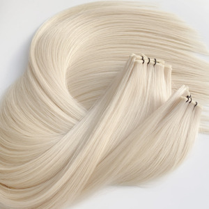 Extensiones de Cabello Virgen Sin Procesar Genius Weft 2026, Suaves y Sedosas, Doble Trama, para Uso en Salón - Product Image 4