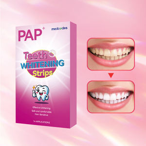 Bandes blanchissantes pour les dents personnalisées de qualité supérieure, 7 traitements, PAP, marque privée, bande blanchissante dentaire - Product Image 1