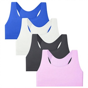 Soutien-gorge de sport pour femmes, grande taille, respirant, léger, séchage rapide, maintien léger, en spandex/nylon, pour la gym, le fitness et le yoga - Product Image 2