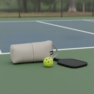 Pochette à balles de pickleball minimaliste mate 420D légère avec logo personnalisé, vente en gros, pochette à balles de tennis - Product Image 3