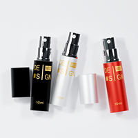 Flacon de parfum en aluminium BEST Brand de 5 ml avec pompe pulvérisatrice, flacon de voyage portable pour échantillon, étiquettes sérigraphiées pour parfum