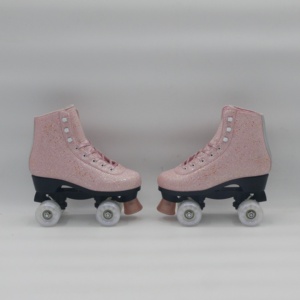 Tùy chỉnh kích thước 9 màu đen và màu xanh nhấp nháy Con lăn Skate Giày hiệu suất cao con lăn trượt băng thiết bị - Product Image 4