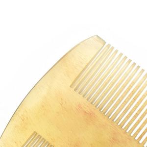 Peine de Cuerno de Lujo para Barba con Doble Cara y Dientes Finos, Regalo Creativo - Product Image 3