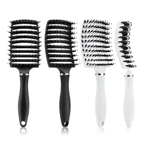 2021 New Design Cactus/Sisal/Boar Bristle Detangler Small Hairbrush Set for Men