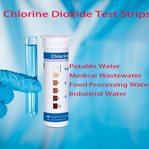 แผ่นทดสอบคลอรีนไดออกไซด์ วานเฉิง ไบโอเทคโนโลยี 100 ชิ้น สำหรับน้ำดื่ม น้ำเสียอุตสาหกรรม น้ำเสียจากเบียร์ - Product Image 1