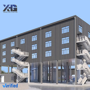 Structure d'atelier préfabriquée moderne à grande portée, entrepôt en acier pour bâtiment industriel - Product Image 1