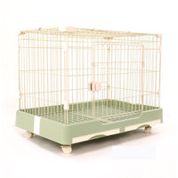 Cage pour animaux de compagnie en fil métallique de type tiroir, pour l'élevage de chats, lapins et chiens, de petite, moyenne et grande taille, facile à nettoyer, vente en gros du fabricant