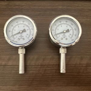Conexión de compresión de media pulgada con manómetro de 30'' y 160 psi, material SUS304 - Product Image 4