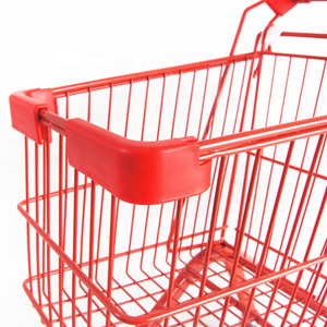 Sıcak satış renkli 20L mini metal pazarı çocuklar alışveriş arabası sepeti - Product Image 4