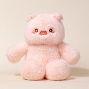 Adorable ours en peluche lavable en machine, écologique, commande en gros, jouets en peluche, animal de <span class=keywords><strong>dessin</strong></span> <span class=keywords><strong>animé</strong></span> mignon avec un nœud bleu pour les enfants - Product Image 3