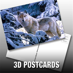 Custom Logo 2/3 Changing Motions Moving Images 3d Anime Lenticular <b>Stickers</b> Colorful Printing Lenticular Postcard and Other Card - Product Image 2