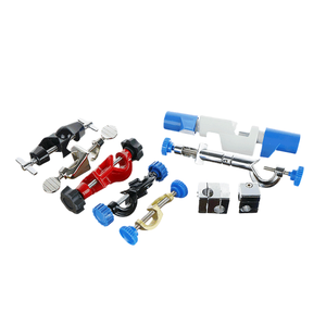 Abrazadera <span class=keywords><strong>de</strong></span> <span class=keywords><strong>Laboratorio</strong></span> <span class=keywords><strong>de</strong></span> Doble Cabezal, Estilo Británico/Alemán, <span class=keywords><strong>de</strong></span> Aleación <span class=keywords><strong>de</strong></span> Cobre, Hierro y Aluminio, con Marco <span class=keywords><strong>de</strong></span> Hierro y Fijación Superior para Cables - Product Image 6