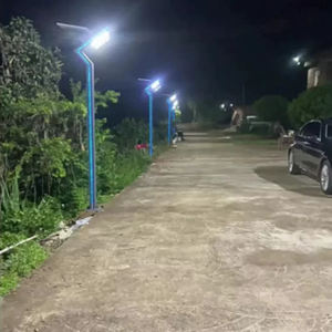 Lampe solaire à poteau <span class=keywords><strong>avec</strong></span> détecteur optique, motif ondulé, lumières de jardin, décoration, pelouse, aménagement paysager, lumière de pilier, bande verte - Product Image 4