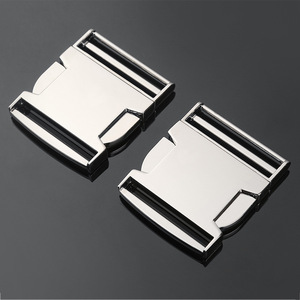 Hebilla de Liberación Lateral de Aleación Plateada de 50 mm para Bolsos, Herraje Resistente - Product Image 1
