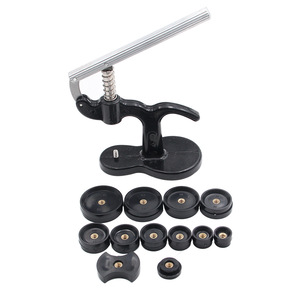 Herramienta de Reparación de Relojes, Prensa de Escritorio para Tapas Traseras de Relojes Mecánicos y de Cuarzo, Cambio de Batería, Plástico Resistente - Product Image 3