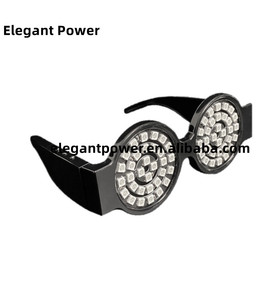 Lunettes laser lumineuses à DEL Lunettes de concert élastiques à DEL pour <span class=keywords><strong>festival</strong></span> de musique Rave Party Dance Performance Cosplay Costume - Product Image 2