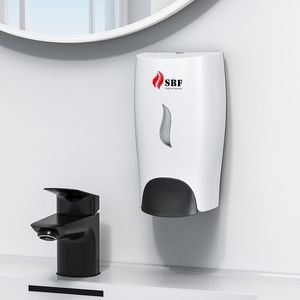 Dispenser di Sapone Manuale <span class=keywords><strong>da</strong></span> Parete AOLQ in ABS per Sacchetti di Sapone Usa e Getta o Bottiglie Riutilizzabili - Product Image 5