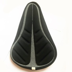 Fengyzuodoian 02 housse de selle de vélo en silicone noir, coussin confortable pour siège de vélo de montagne, utilisation unisexe pour adultes - Product Image 2