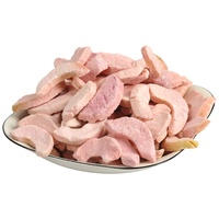 FD-vriesgedroogde perzikchips, afkomstig uit Shandong, knapperige fruit- en groenteschijfjes, kant-en-klaar snack, op kamertemperatuur bewaren, perfect.