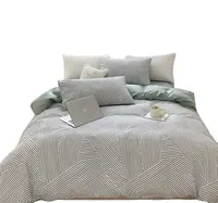 Custom Luxe Bed Covers Queen Size Dekbedovertrekken Sets Voor King Size Bed Jacquard Dekbedovertrek