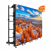 Écran LED d'affichage extérieur à louer P2.6 P2.9 2m x 3m Système complet pour toile de fond de scène de mariage et de concert