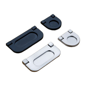 Lccdis Flip Top Drawer Handle Zinc Alloy Oval Modern Furniture Hardware For <b>Cabinet</b> Wardrobe - Product Image 5