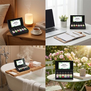 Ensemble d'huiles essentielles 100% naturelles en gros pour diffuseur d'arômes : lavande, romarin, orange, jasmin, menthe poivrée - Product Image 4