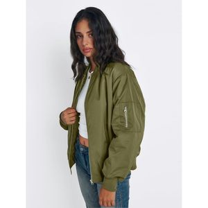 Trendy Queen 2025 invierno moda mujer Casual acolchado Zip-up cortavientos ropa de abrigo cómoda - Product Image 2