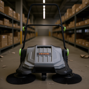 Balayeuse manuelle Vevor à pousser, 25,6 pouces, avec bac de 5 gallons, usage commercial - Product Image 2