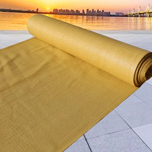 Filet d'ombrage isolant thermique en HDPE beige pour extérieur, protection solaire pour cour, balcon, piscine, serre - Product Image 6
