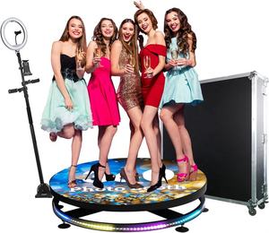 Fotomatón de diseño de seguridad Photoboot giratorio 80cm 360 plataforma <span class=keywords><strong>Photoboth</strong></span> Ch Warehouse 360 EQUIPO DE fotomatón para exteriores - Product Image 1