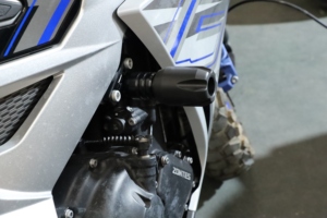 Barra Anticaídas de Protección General para Motocicleta, Compatible con <span class=keywords><strong>ZONTES</strong></span> <span class=keywords><strong>MOTO</strong></span> 703, de Aluminio/Nylon Negro - Product Image 5