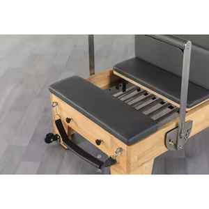 Usado Cadillac Fitness Equipment <span class=keywords><strong>Pilates</strong></span> Reformer Bed en madera <span class=keywords><strong>de</strong></span> PU para el gimnasio en casa, culturismo y práctica <span class=keywords><strong>de</strong></span> yoga - Product Image 6