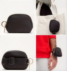 Bolso de Muñeca de Nailon Edición Año Nuevo, Deportivo, para Correr, Yoga, Senderismo, Viajes, Ocio, Monedero Multifuncional con Cierre de Cremallera - Product Image 3
