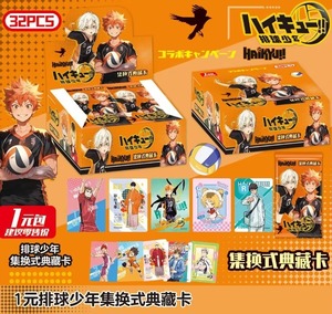 Boîte de cartes de collection <span class=keywords><strong>Haikyuu</strong></span> Anime - Hinata Shoyo, <span class=keywords><strong>Kageyama</strong></span> Tobio, Tsukishima Hotaru - Cartes rares LR GMR - Jouets et cadeaux - Product Image 3