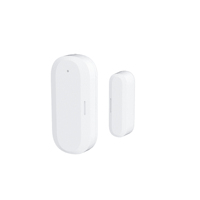 Sensor Pintu dan Jendela Anti Maling Nirkabel Zigbee Magnetik dengan Baterai DC 3V Bahan ABS/PC Garansi 1 Tahun