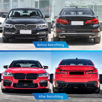 Nouveaux feux antibrouillard avant/arrière, phares LED et feux arrière pour BMW Série 5 G30/G38 (2017-2023) – Kit carrosserie universel à fixation par boulons