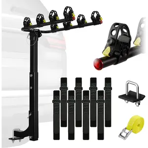 Oem stand dobrável caminhão suv minivans rack traseiro do carro engate montado 2 3 4 bicicleta e-bicicleta transportadora de bicicletas