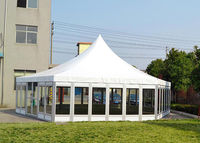 Carpas de Exhibición de Aluminio de Alta Gama, Carpas de Lujo Tipo Pagoda para Bodas y Ferias Comerciales en Venta