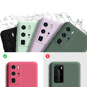 <span class=keywords><strong>Coque</strong></span> de téléphone en Silicone liquide pour <span class=keywords><strong>Huawei</strong></span> P40 Lite <span class=keywords><strong>P30</strong></span> P20 Lite <span class=keywords><strong>Pro</strong></span> Mate 40 30 20 <span class=keywords><strong>Pro</strong></span> avec sangle souple couleur unie couverture arrière - Product Image 2
