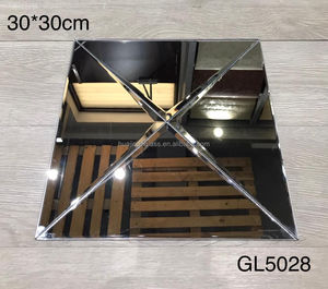 <span class=keywords><strong>Piastrelle</strong></span> a Mosaico Moderne <span class=keywords><strong>Autoadesive</strong></span> in Vetro per Pareti Spessore 4mm Motivo Quadrato per Arredamento Casa Bagni Design Parquet in Alluminio - Product Image 4