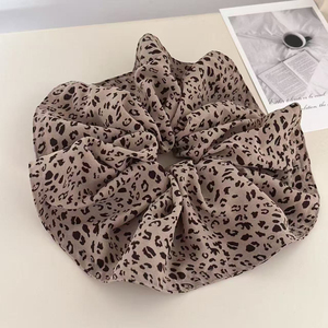 Élastiques à cheveux pour femmes, imprimé léopard, style vintage, élégants, raffinés et simples, design de niche de luxe léger, vente en gros d'accessoires pour cheveux - Product Image 5