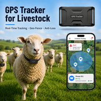 Dernier modèle de traceur GPS pour bovins, dispositif de suivi d'animaux étanche avec collier pour chevaux/vaches/moutons, colliers pour bétail, géolocalisation virtuelle