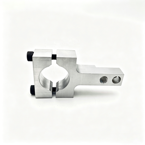 Custom CNC Machined Aluminum Clamp Bracket for <strong>Barber</strong> Chair Adjustment Rod Fixing and Mechanical Components - Product Image 5