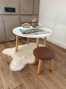 <span class=keywords><strong>Sillas</strong></span> <span class=keywords><strong>y</strong></span> mesas para niños baratos, decoración para sala de juegos, mesas de madera <span class=keywords><strong>y</strong></span> taburetes redondos, asientos para niños pequeños - Product Image 3